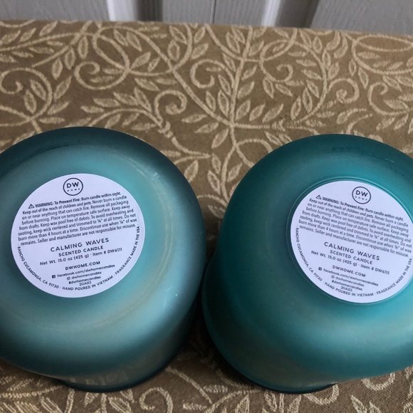 DW HOME Calming Waves LOT OF 2 Candles - Picture 3 of 5